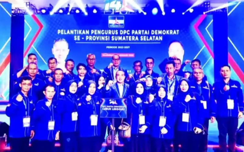 AHY Lantik Kepengurusan DPC Demokrat Dibawah Komando Taufik Siswanto