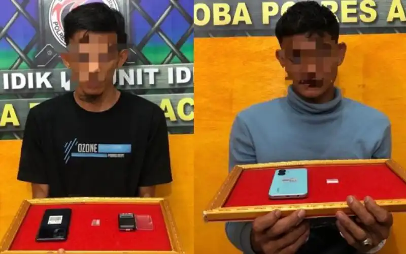 Miliki Sabu, Dua Warga Babahrot Ditangkap Satreskoba Polres Abdya