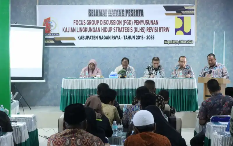 PUPR Nagan Raya Selenggarakan FGD KLHS dan Revisi RTRW