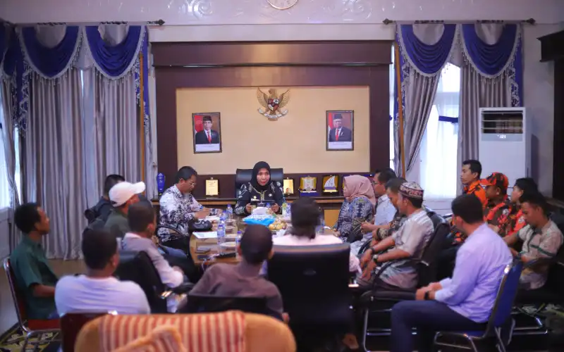 Terkait Rekrutmen Naker PLTU 3-4, LSM dan OKP di Nagan Raya Temui Pj Bupati