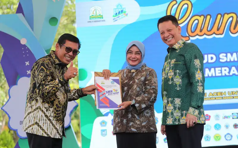 Resmikan 68 BLUD SMK, Dirjen Pendidikan Vokasi Puji Capain Disdik Aceh