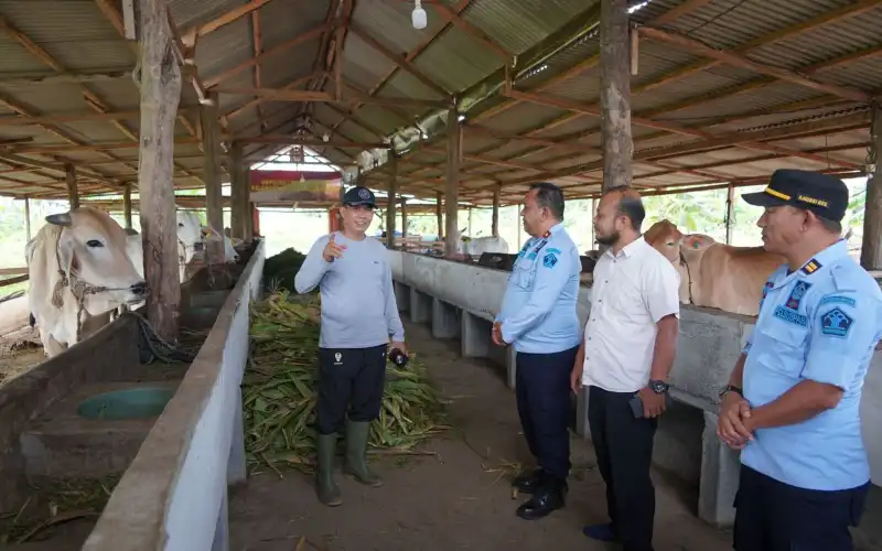Kalapas Kelas II B Meulaboh Apresiasi Program Ketahanan Pangan Korem 012/TU