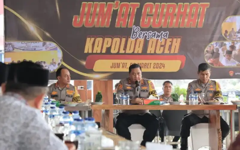Terima Keluhan Warga dalam Program Jum'at Curhat, Kapolda Aceh: Narkoba Meresahkan