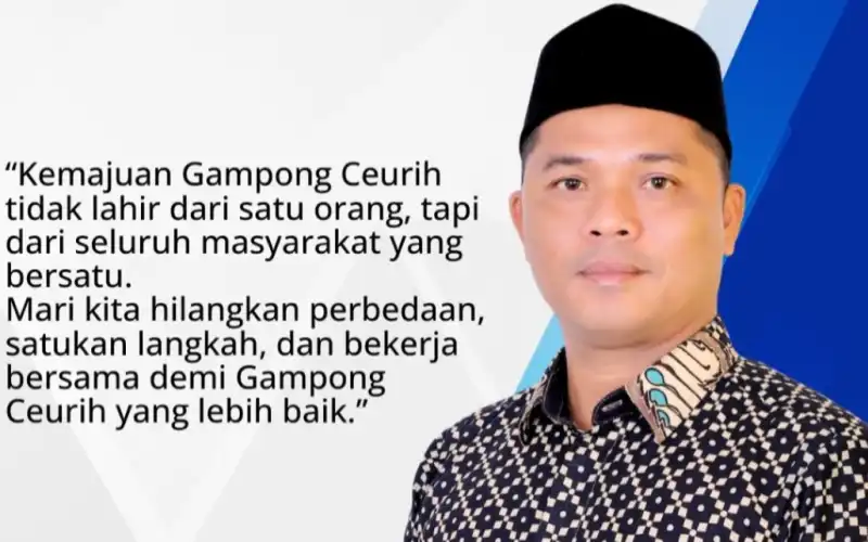 Junaidi dan Mimpi Besarnya untuk Wujudkan Ceurih Sejahtera