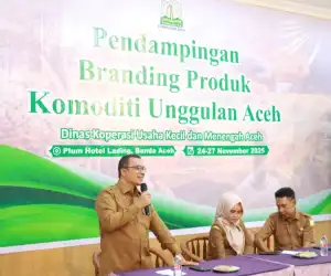 40 Pelaku UMKM Aceh Ikuti Pelatihan Branding Produk Komoditi Unggulan