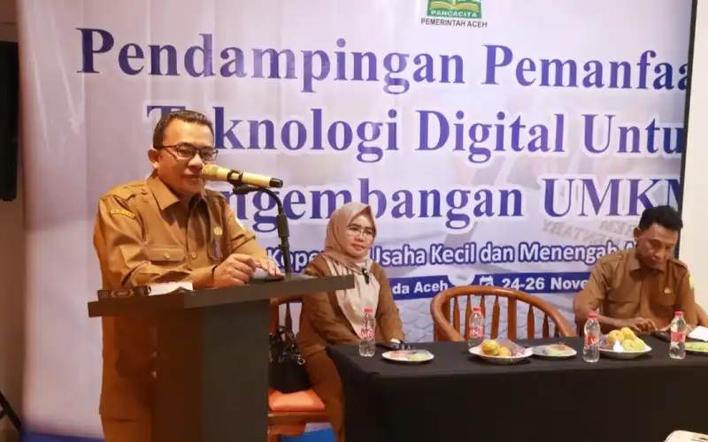 Perkuat Kapasitas Pelaku UMKM, Diskop UKM Aceh Gelar Pelatihan Pemanfaatan Teknologi Digital&nbsp;