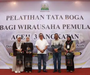 Diskop UKM Aceh Gelar Pelatihan Tata Boga Bagi Wirausaha Pemula