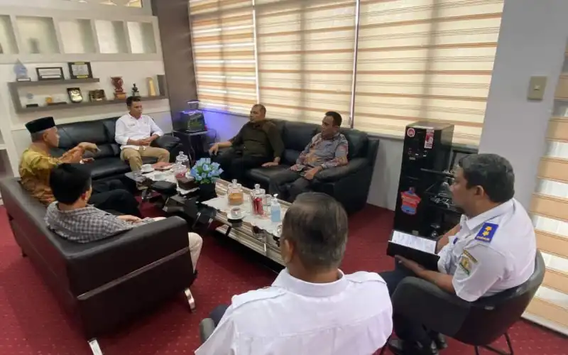 Persiapan MTQ ke-36, Plt Sekda Simeulue Bertemu Kadishub Aceh Bahas Rekayasa Transportasi&nbsp;