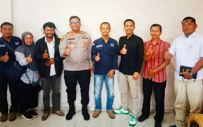 Audensi bersama PWI Lubuklinggau, Kapolres AKBP Harissandi : Wartawan adalah Partner Kepolisian