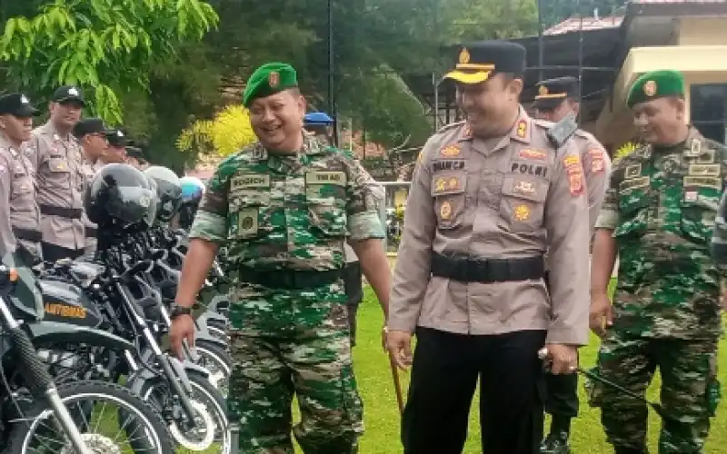 Pengamanan Akhir Tahun, Dandim Dan Kapolres Abdya Gelar Apel Bersama&nbsp;