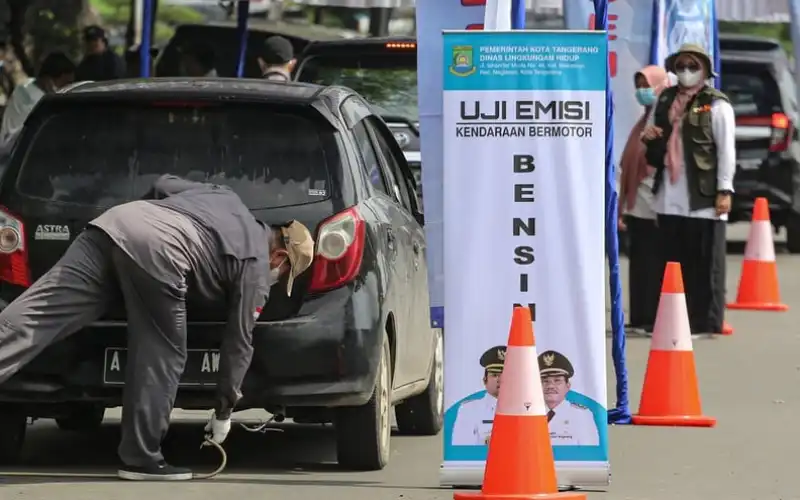 Pekan Depan Kota Tangerang Terapkan Tilang Emisi