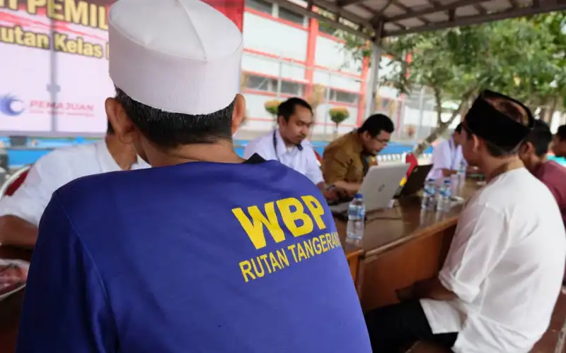 Jelang Pemilu, Rutan Kelas 1 Tangerang Data NIK Warga Binaan