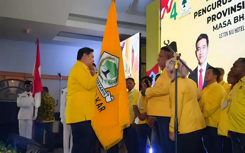 Airlangga Instruksikan Paulus Waterpauw Menangkan Prabowo-Gibran di Pilpres 2024