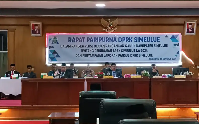 Hasil Pansus di Paripurnakan, DPRK Rekomendasi PT. Raja Marga Tutup Minta Polres Simeulue dan Kejaksaan Proses Hukum