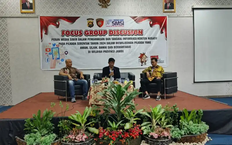 Ditintelkam Polda Jambi Gelar FGD Bersama SMSI