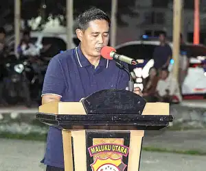 Gelar Turnamen Volly Ball Bhayangkara Cup, Kapolres Morotai: Jadikan Wadah Silaturahim