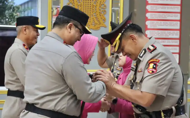 Kapolda Aceh Pimpin Sertijab Empat Pejabat Utama dan Dua Kapolres