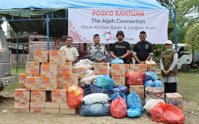 Atjeh Connection Foundation Bantu Korban Banjir di Aceh Sejak Hari Pertama&nbsp;