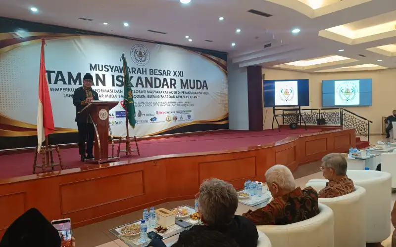 Menkraf Riefky Harsya Buka Mubes Taman Iskandar Muda 2026, Minta Warga Aceh Jaga Kekompakan