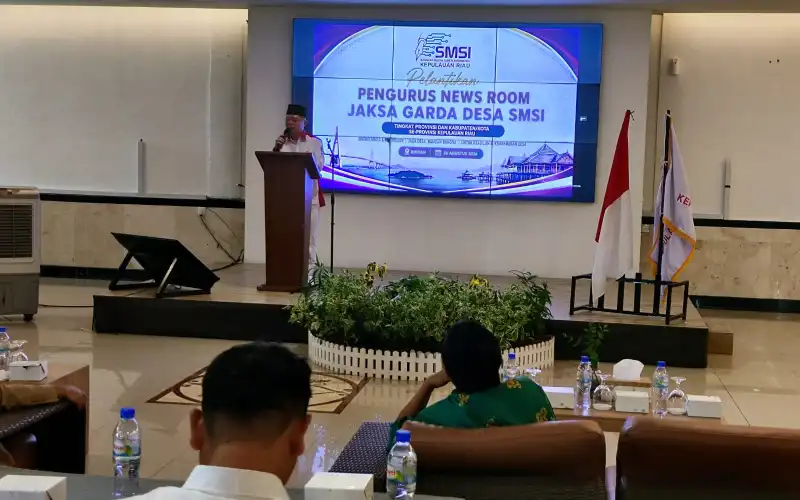 Pokja News Room Jaksa Garda Desa SMSI Kepri Resmi Dikukuhkan
