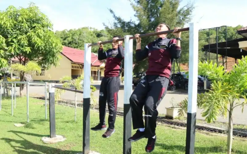 Polres Abdya Laksanakan Test Kesempataan Jasmani