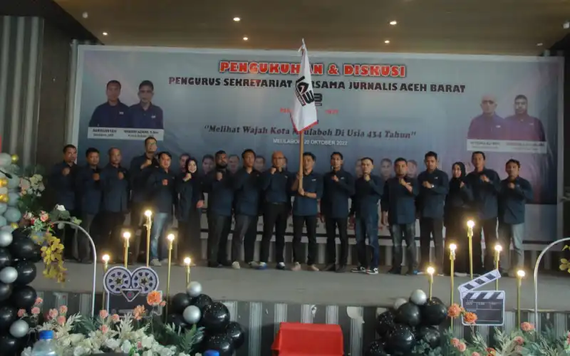 Sekber Jurnalis Aceh Barat Dikukuhkan, Siap Berantas Wartawan Abal-Abal