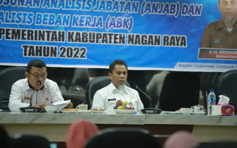 Pemkab Nagan Raya Gelar Acara Fasilitasi Penyusunan Analisis Jabatan