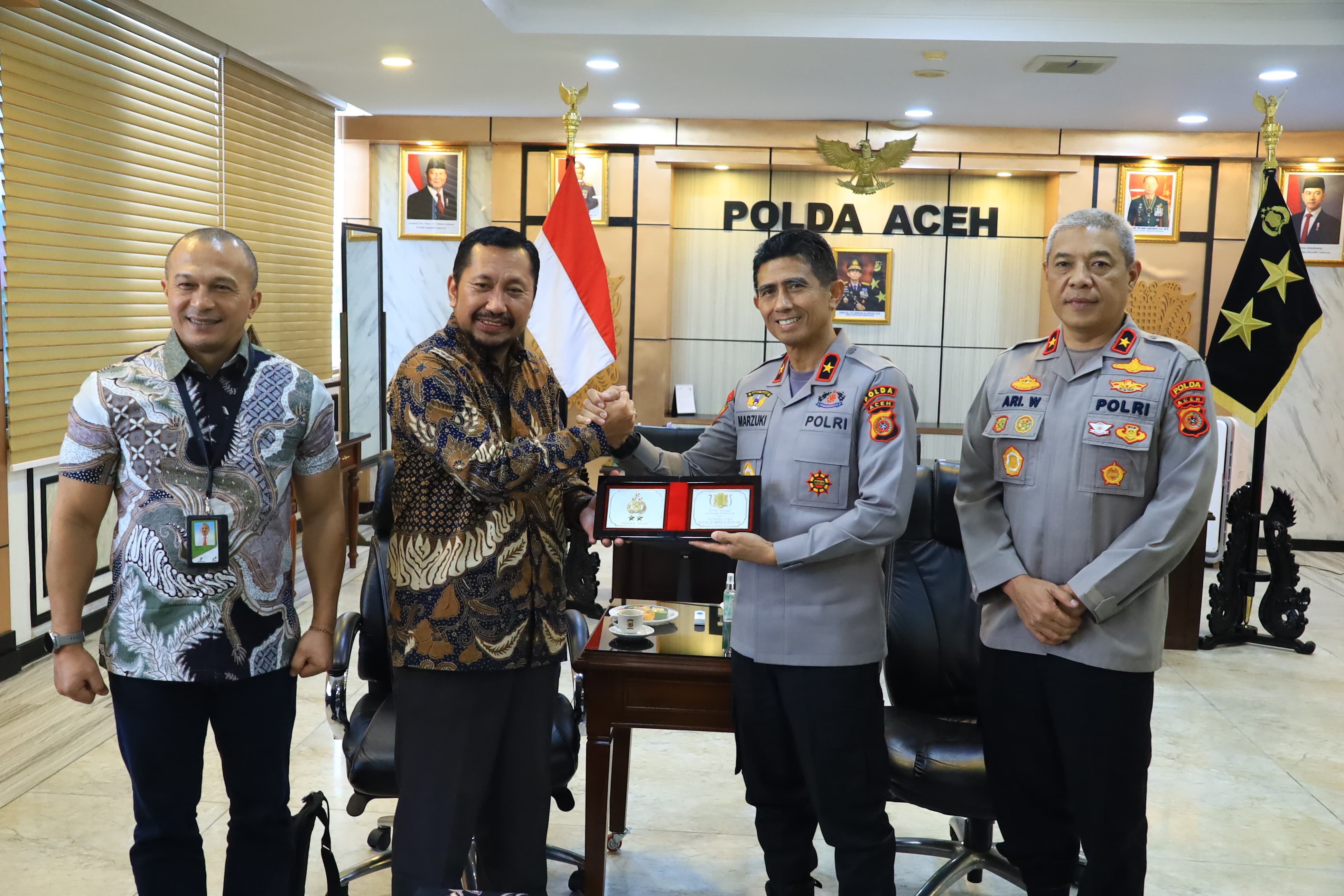 Kapolda Aceh Terima Audiensi Manajemen PT Pertamina Hulu Rokan